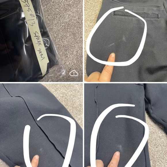 Spanx womens the perfect pants Hi-Rise Flare pants sz medium black yoga pants - Picture 12 of 12